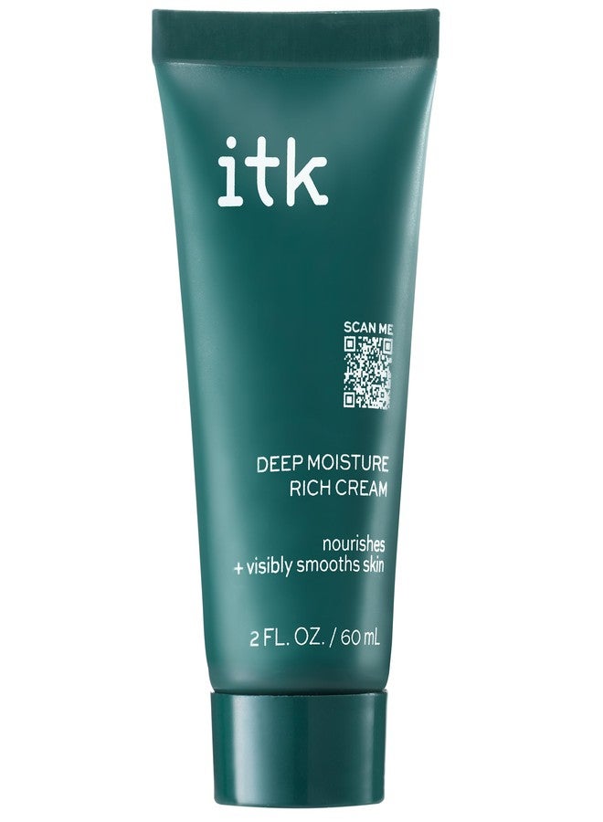 ITK Skincare Deep Moisture Anti Aging Face Cream With Hyaluronic Acid + Ceramides + Shea Butter For Nourishing Rich Hydration - Reduce Fine Lines + Wrinkles - Moisturize + Smooth Dry Skin - Image 1