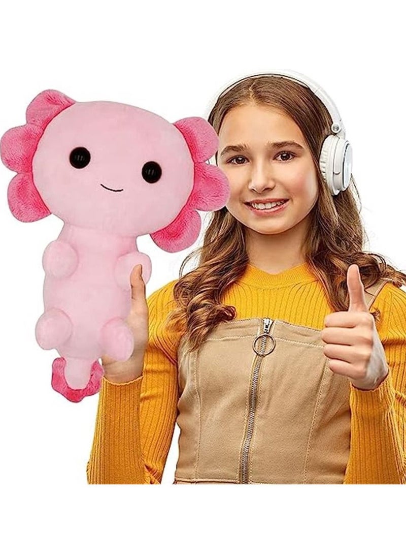 العملاق الكبير kawaii Axolotl أفخم لعبة محشوة الحيوان وسادة دمية لعبة الوردي 12 بوصة  - Image 3