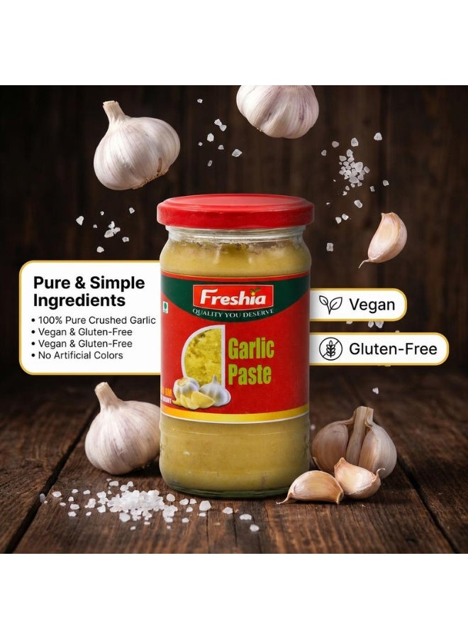 Freshia Garlic Paste - 300g | 100% Pure Crushed Garlic | Ready-to-Use Cooking Paste | No Artificial Colors or Flavors | Vegan, Gluten-Free - Image 4