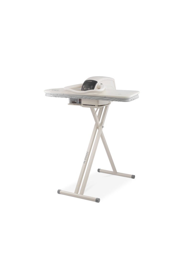 بلاتينيوم SP-7110-W كاوية كبس 40 إنش، خزان المياه 800 مل تحكم الكتروني، مع حامل اضافي، قدرة 2200 واط - أبيض - Image 4