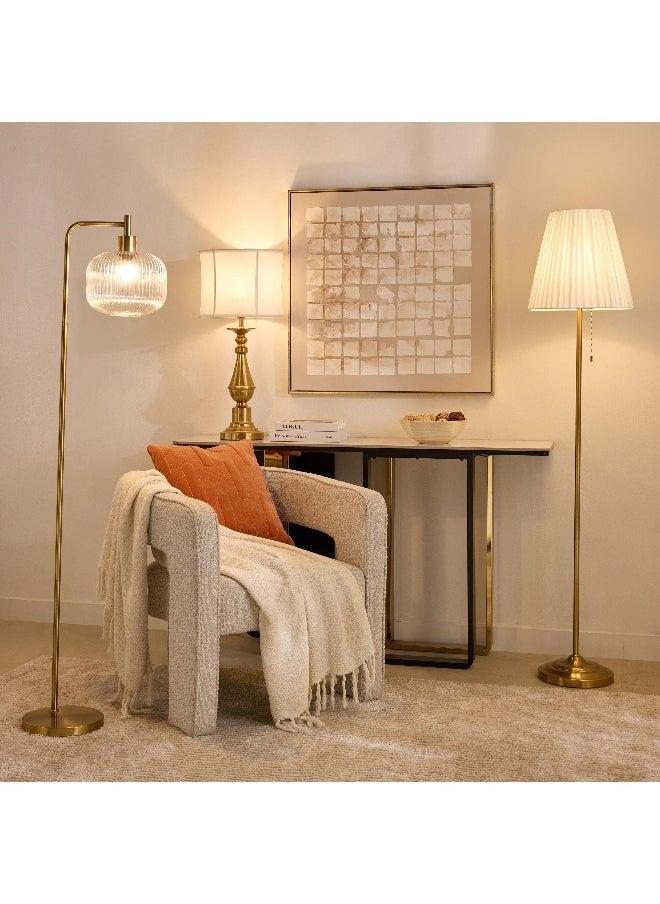 Home Box Glen Mallory Metal Table Lamp with Handmade Shade - 33x71 cm  - Image 5