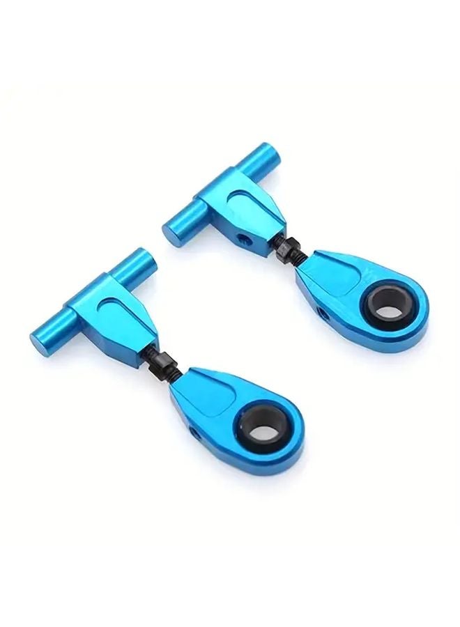 Tamiya TT02 1 10 RC Car Blue Aluminum Suspension Arms Upgrade Parts Set - Image 5