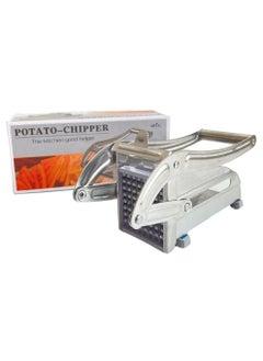 ARTC ARTC Stainless Steel Potato Chipper And Slicer And Cutter with 2 Interchangeable Blades Silver  - Image 3