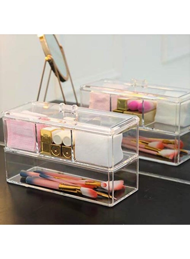 منظم للمكياج والفرش شفاف - Image 5