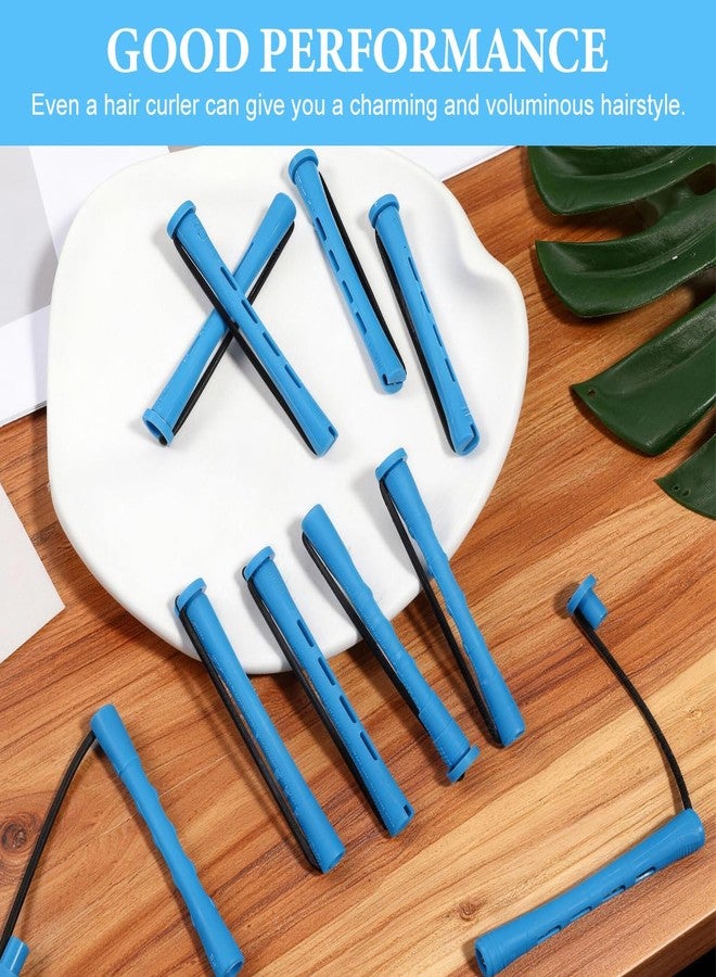VANTOBEST 20 Pcs 0.35 Inch Plastic Perm Rods, Blue Cold Wave Hair Rollers, Small Perm Curling Rods for Short Medium Long Hair Salon Hairdressing Styling Supplies - Image 5