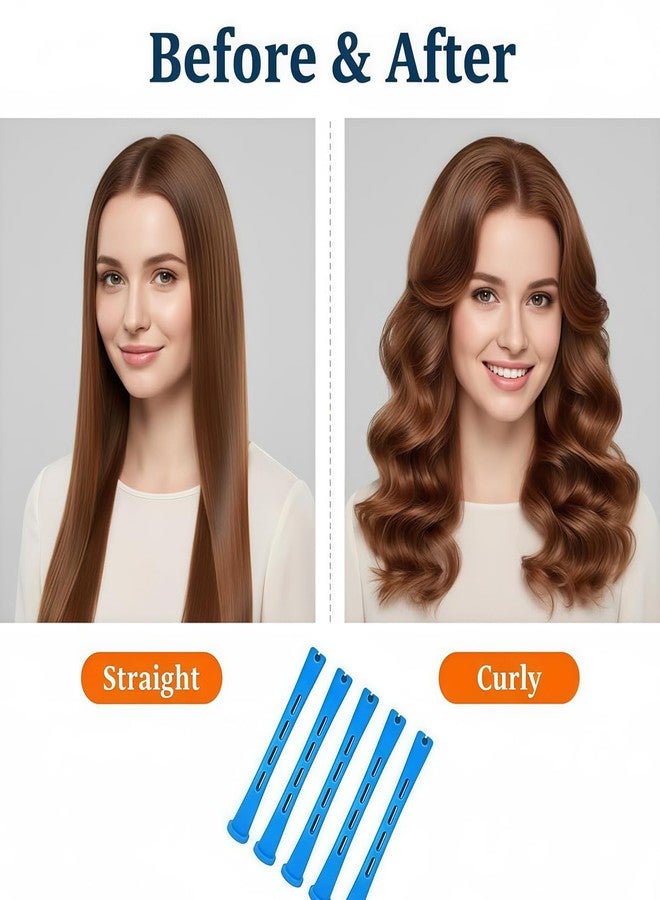 VANTOBEST 20 Pcs 0.35 Inch Plastic Perm Rods, Blue Cold Wave Hair Rollers, Small Perm Curling Rods for Short Medium Long Hair Salon Hairdressing Styling Supplies - Image 4