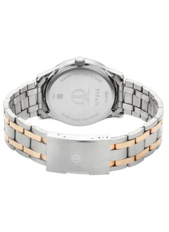 TITAN Titan Quartz Analog with Date Watch for Men Silver Dial With Stainless Steel Strap  - Image 3
