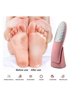 Foot File,foot Files,professional Foot Rasp,callus Remover For Pedicure  Premium Stainless Steel Double Sided Foot Scrubber To Remove Dead Skin