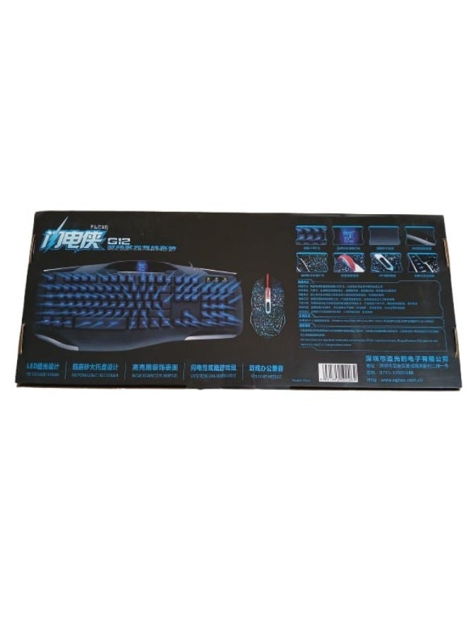 RGB Gaming Keyboard and Mouse Combo with 2 Side Buttons - Image 2
