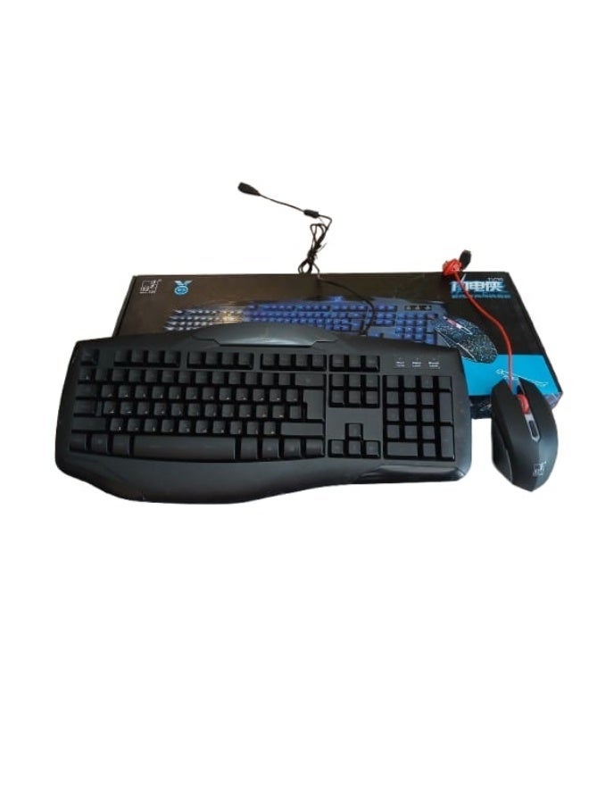 RGB Gaming Keyboard and Mouse Combo with 2 Side Buttons - Image 3