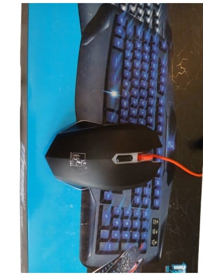 RGB Gaming Keyboard and Mouse Combo with 2 Side Buttons - Image 5