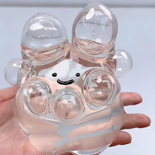squishy Taba Squishy, Squishy Toy, Clear Rabbit Figure Collectible Squishy with Soft Texture and Fun Shapes Sensory Fidget Toys for Desk and Bag Decoration - Image 2