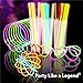 Glow Fever 209pcs Glow Sticks Bulk Party Pack includes 100 8 Glow Sticks and 109 Accessories with bonus connectors for glow sphere and eye glasses for Party Festivals Rave Halloween - Image 3