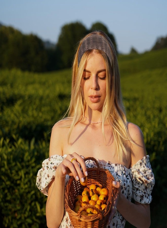 ACO-UINT Brown Headband for Women, Boho Wide Headbands Thick Headbands with Teeth, Large Head Bands for Women's Hair Fashion Hairbands Hair Accessories for Women Girls - Image 5