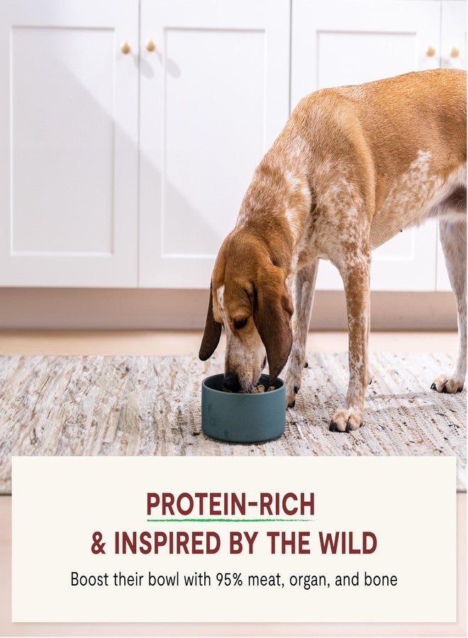 Open Farm أوبن فارم، رو ميكس، قطع نيئة مجففة بالتجميد، مضاف لطعام الكلاب ومُحسّن للوجبات، غني بالبروتين ومرق العظام، مُحضّر من 95% من اللحوم الحقيقية والأعضاء والعظام، وصفة فرونت رينج مع لحم البقر والخنزير والضأن، عبوة 13.5 أونصة - Image 3