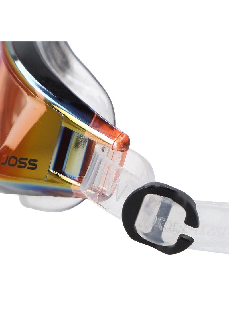 Joss Impulse Mirror Orange/Black Adult Swimming Goggles  Uv Protection, Anti-Fog, Panoramic Lenses, Adjustable Strap For Secure Fit, Stylish Design - Image 4