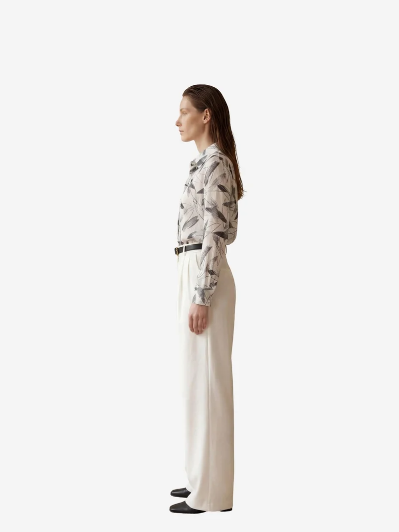 MY FASHION Black MY FASHION Printed Button-Up Shirt for Women | Best Price UAE