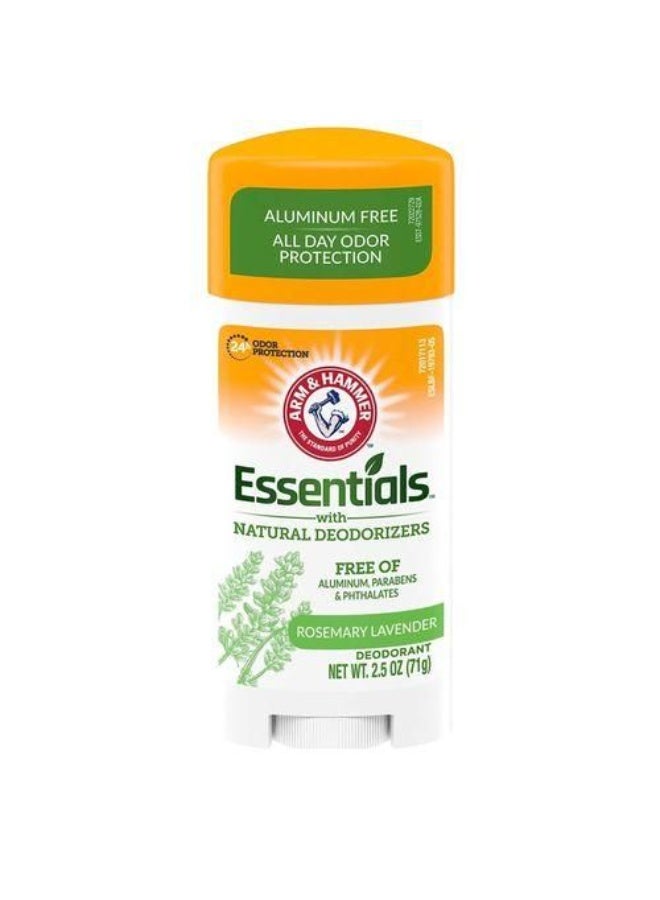 آرم آند هامر مزيل عرق إسينشالز بمزيلات عرق طبيعية - إكليل الجبل والخزامى - 71 غرام - Image 1