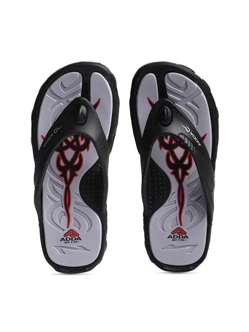 ADDA (LABEL) أحذية TM-NINJA للرجال باللون الرمادي والأسود من إيثيلين فينيل أسيتات - 10 - Image 1