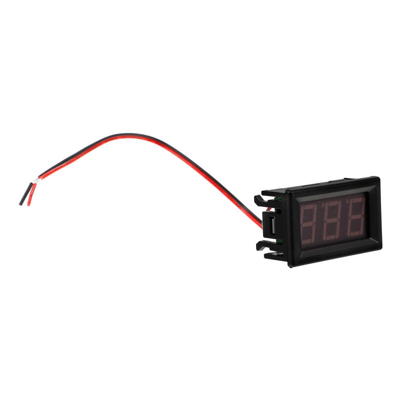 ميني فولتميتر رقمي رئيسي LED عداد الجهد 5V 120V تيار متردد تيار مستمر لمراقبة بطارية السيارة - Image 2