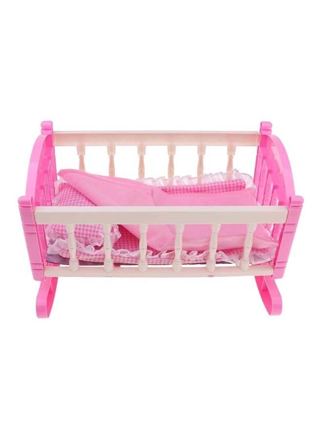 كيكو دمية طفل مع عربة أطفال قابلة للطي، لعبة عربة أطفال تظاهرية للفتيات - Image 5