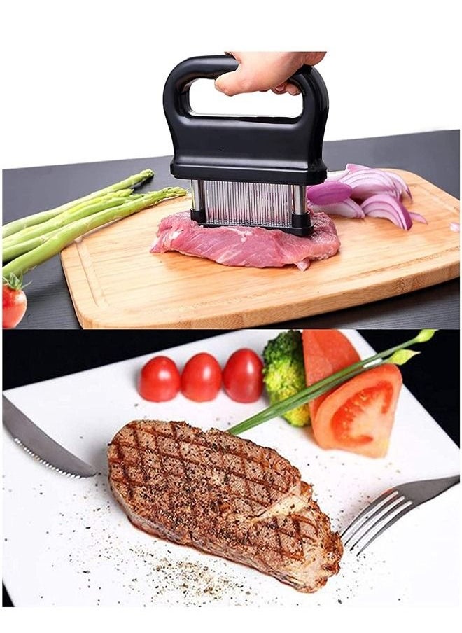 fashionhome - 48 Stainless Steel Ultra Sharp Needle Blade Meat Tenderizer - Image 1