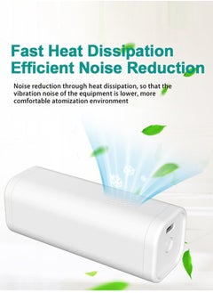 GIFT Portable Nebulizer Spacer for Adults& Kids, Compressor Mesh Machine for Breathing Treatment with Mouthpiece & 2Masks, for Home, Car, Travel  - Image 2