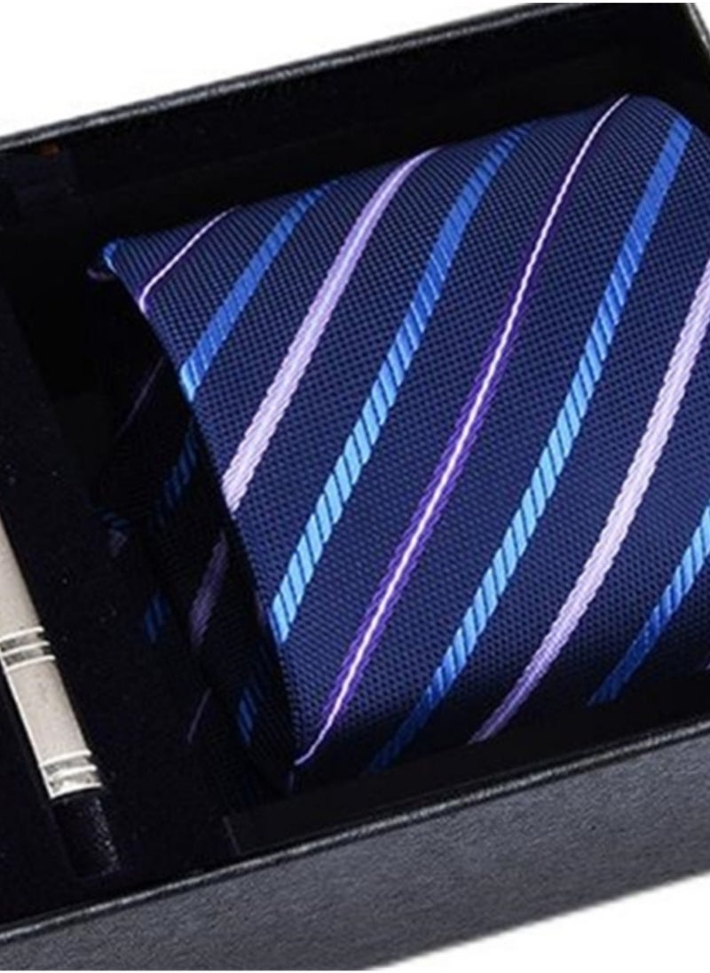 Generic - 5 Pcs Men's Tie Square Scarf Cufflinks Tie Clip Business Men's Trendy Suit - Image 1