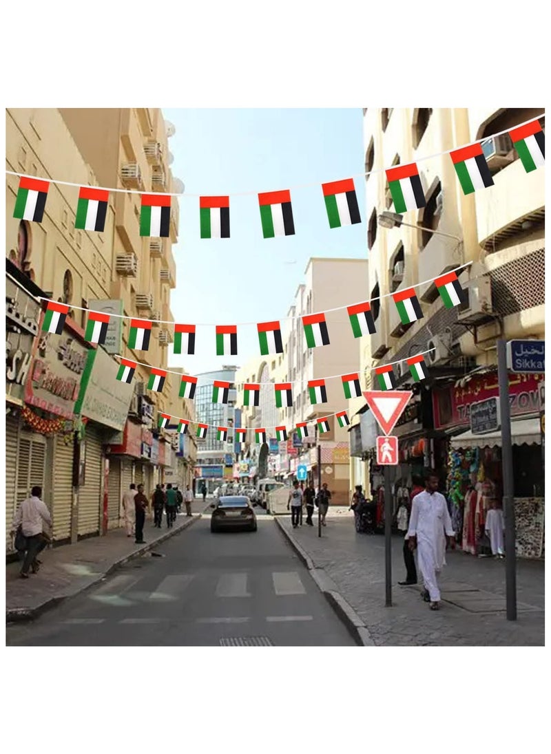 Anna 25 UAE Flags 8 meters long - outdoor decorative polyester flag, durable and bright, suitable for celebrations and events  - Image 2