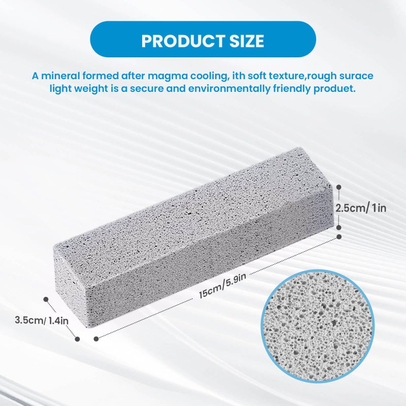 Riuja 30 Pack Pumice Stone for Toilet Bowl Cleaning, Toilet Pumice Stones for Cleaning Toilets, Bathtubs, Grills, Swimming Pools, Sinks - Image 2