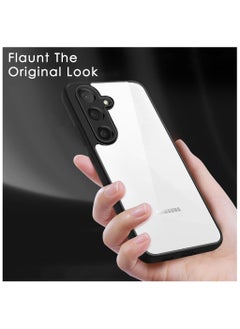 Generic Case Cover Shockproof Hard PC Back Soft TPU Frame Anti-yellowing Slim Protective Cover Compatible with Samsung Galaxy S23 (Clear)  - Image 3