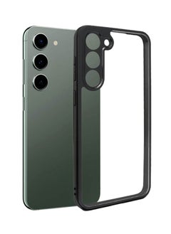 Generic Case Cover Shockproof Hard PC Back Soft TPU Frame Anti-yellowing Slim Protective Cover Compatible with Samsung Galaxy S23 (Clear)  - Image 1