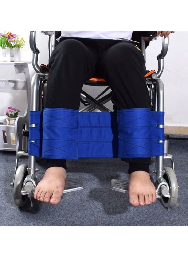 Wheelchair Leg Restraints - Safe Transport Foot Support Straps Adjustable Accessories for Elderly and Disabled Persons, Wheelchair Seat Belts, Medical Restraints, Anti-fall Wheelchair Bed Restraints - Image 1