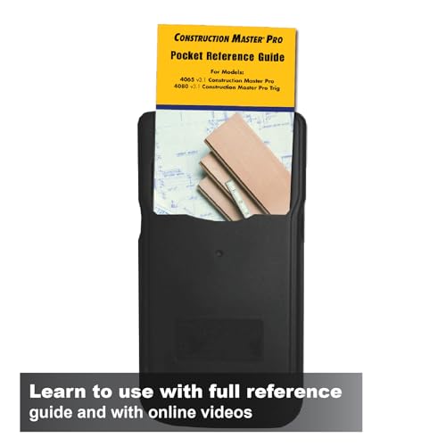Calculated Industries 4080 Construction Master Pro Trig Advanced Construction Math Feet-Inch-Fraction Calculator with Full Trig Function for Architects, Engineers, Contractors, Estimators and Framers - Image 4