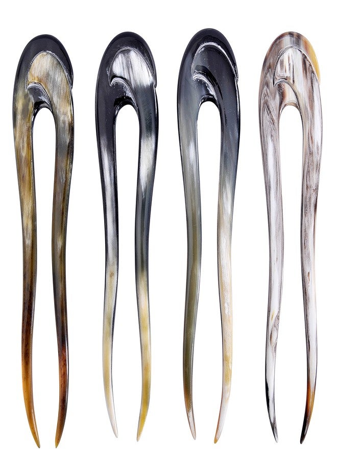 Marycrafts Buffalo Horn Hair Fork Hair Stick Hairpin Hair Accessories - Image 2