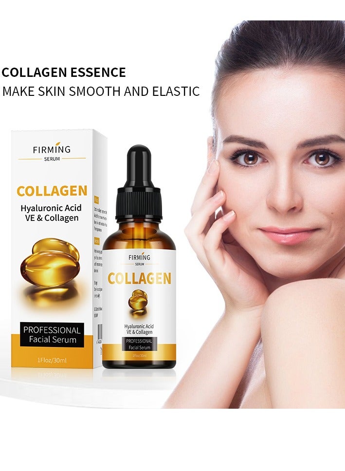 MOOYAM Collagen Facial Serum Anti Aging Treatment Natural Organic Formula Improves Skin Elasticity Diminishes Fine Lines  - Image 3