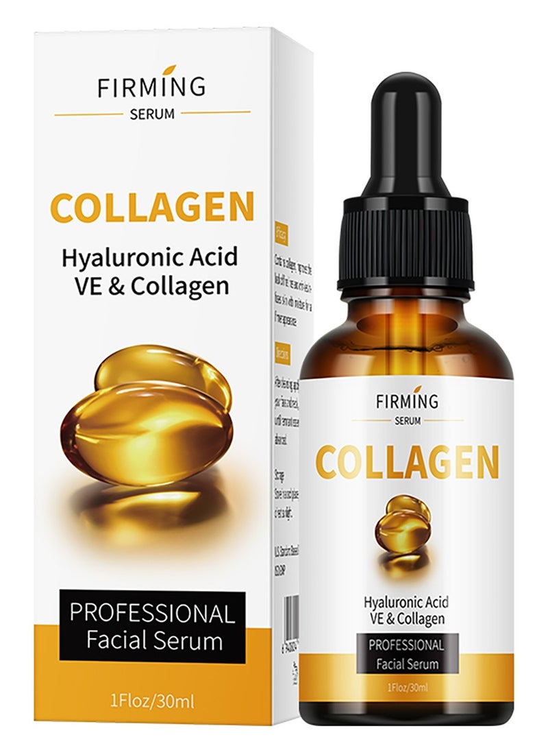 MOOYAM Collagen Facial Serum Anti Aging Treatment Natural Organic Formula Improves Skin Elasticity Diminishes Fine Lines  - Image 4