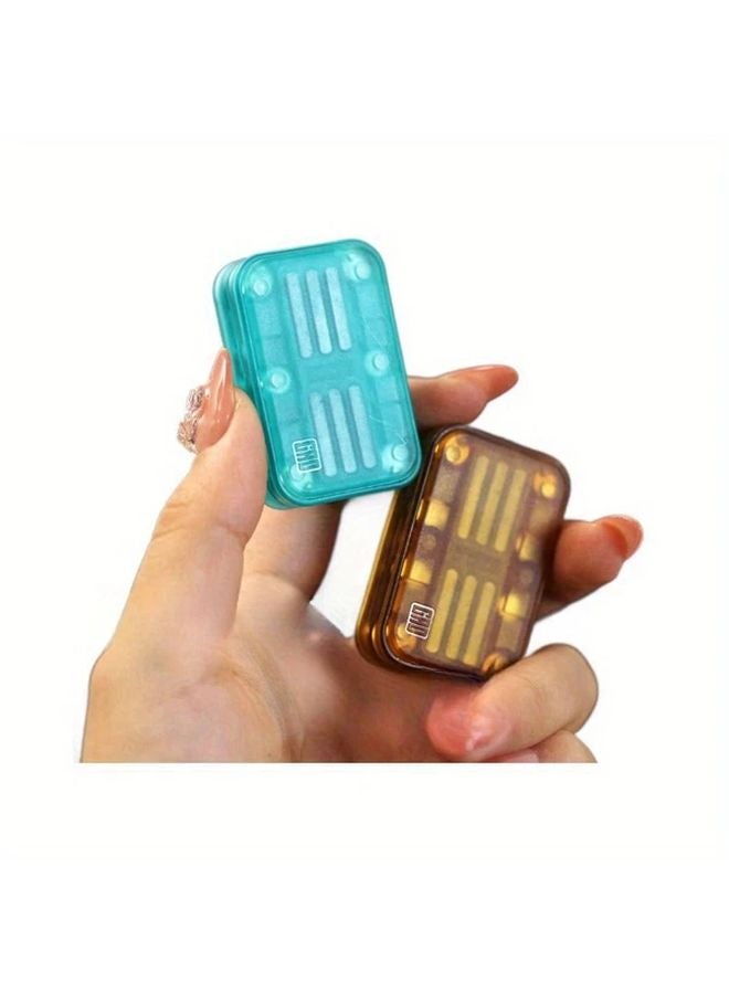 Chinese Red Mechanical Push Card Fidget Slider Metal Haptic Toy For Adults Focus Aid - Image 4