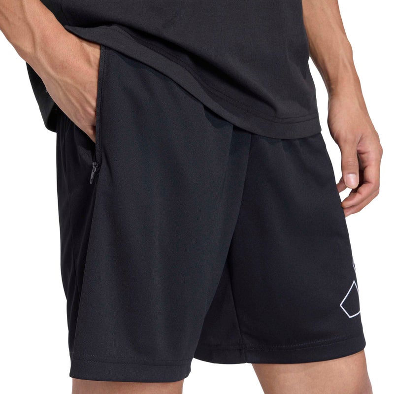 adidas Workout Essentials Base Pique Big Logo Shorts - Image 2