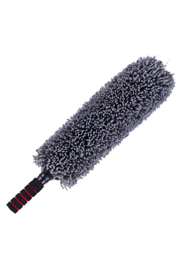 Multifunctional Cleaning Wax Mop Brush For Car Washing Tool Retractable Fiber Dust Duster Round Mop - Image 5