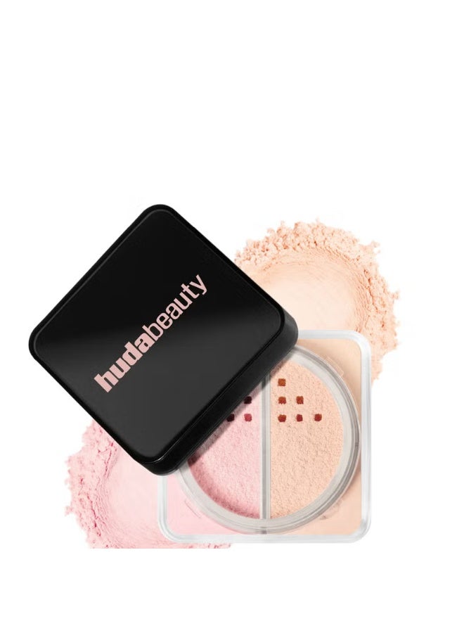 HUDA BEAUTY Easy Bake Loose Powder Duo Cherry Peach - Image 1