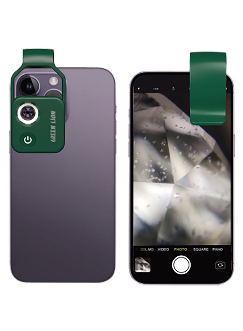 جرين ليون ميكروسكوب الهاتف الذكي من جرين ليون 200x - أخضر - Image 2