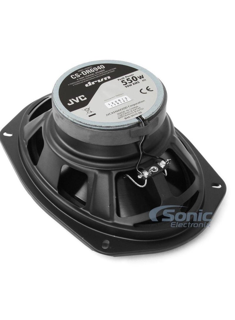 جي في سي CS-DR6940 drvn DR Series مكبرات صوت محورية رباعية الاتجاهات، بقوة قصوى 550 وات، - Image 2