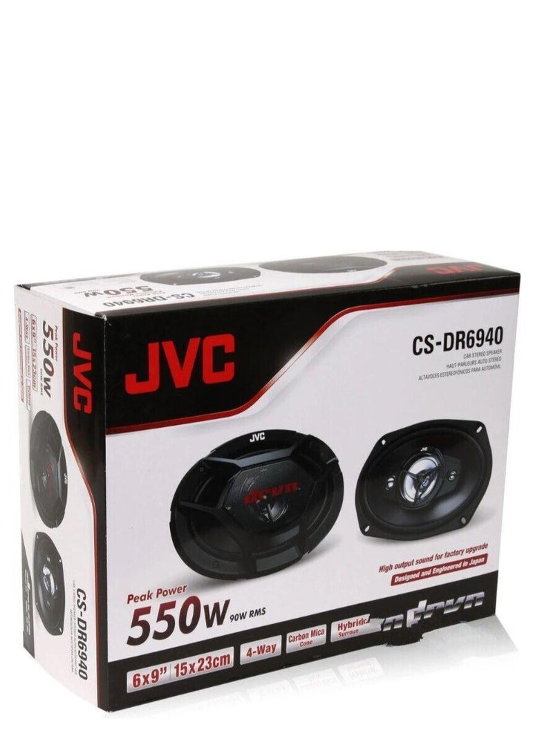 جي في سي CS-DR6940 drvn DR Series مكبرات صوت محورية رباعية الاتجاهات، بقوة قصوى 550 وات، - Image 3