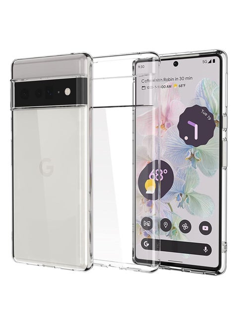 Protective Slim Transparent Shockproof TPU Case Cover for Google Pixel 6 Pro
