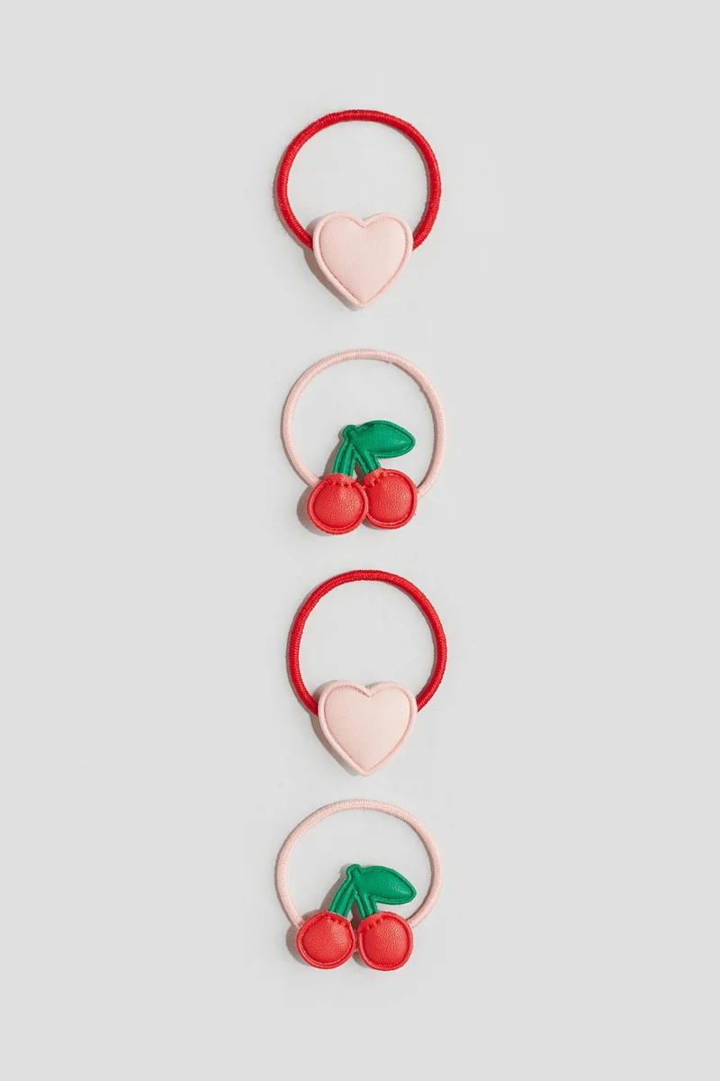 اتش اند ام ربطات شعر بشكل فيونكة - 4 قطع