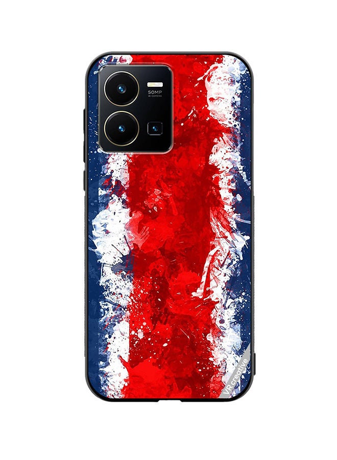 Protective Case Cover For Vivo Y35 Abstract Multicolor Design