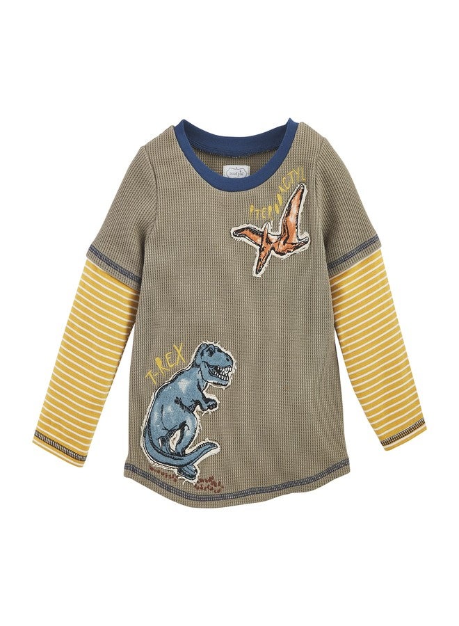Mud Pie Boys Tee, T Rex, Medium