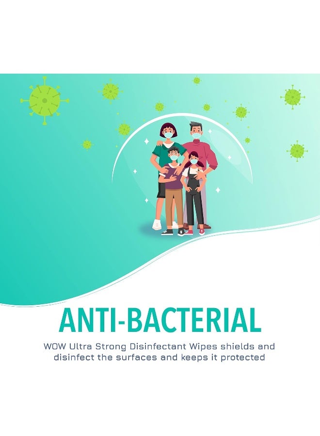 WOW Universal Antibacterial Wipes - 200 Count - Image 4