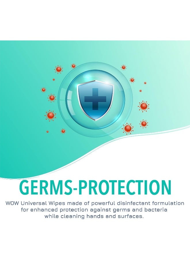 WOW Universal Antibacterial Wipes - 200 Count - Image 5